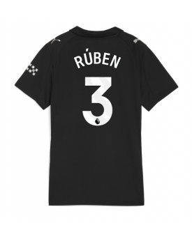 Billige Fotballdrakt Manchester City Ruben Dias #3 Replika Bortedrakt Dame 2025-26 Kortermet Billige Fotballdrakt Manchester City Ruben Dias #3 Replika Bortedrakt Dame 2025-26 Kortermet